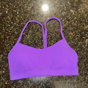 lulu lemon purple sports bra size 8